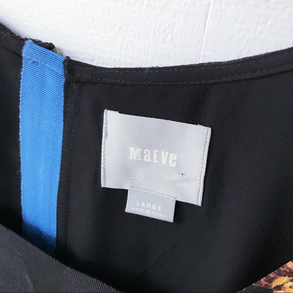 Maeve (Anthro) Pintura Silk Shift Dress - Picture 3 of 4